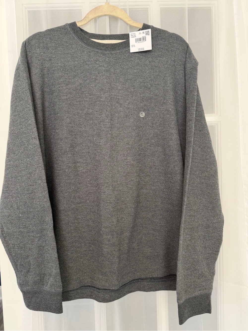 American Eagle Super Soft Crewneck Sweatshirt Gray XL NWT Standard Fit